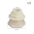 thumbnail image 1 of 1pc Cloison Raccord Seau de Pluie Joint Universel Réservoir d'Eau Connecteur ABS Adaptateur, 1 of 4