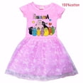 thumbnail image 2 of 2021 nuevo vestido de tutú Barbapapa para niñas, disfraz de princesa, disfraz de Halloween, vestidos de fiesta de cumpleaños para niños, camiseta de verano zhangmenya LED, 2 of 2
