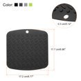 thumbnail image 2 of Uxcell 4pcs Kitchen Coasters Cup Mat Table Pad Silicone Heat Resistant Trivet Mat-Black/Dark Grey/Light Grey/Green, 2 of 5