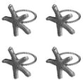 thumbnail image 6 of MLINS Silver Alloy Napkin Rings for Table Decor Exquisite Decoration for Weddings Parties Banquets Set of 4, 6 of 8