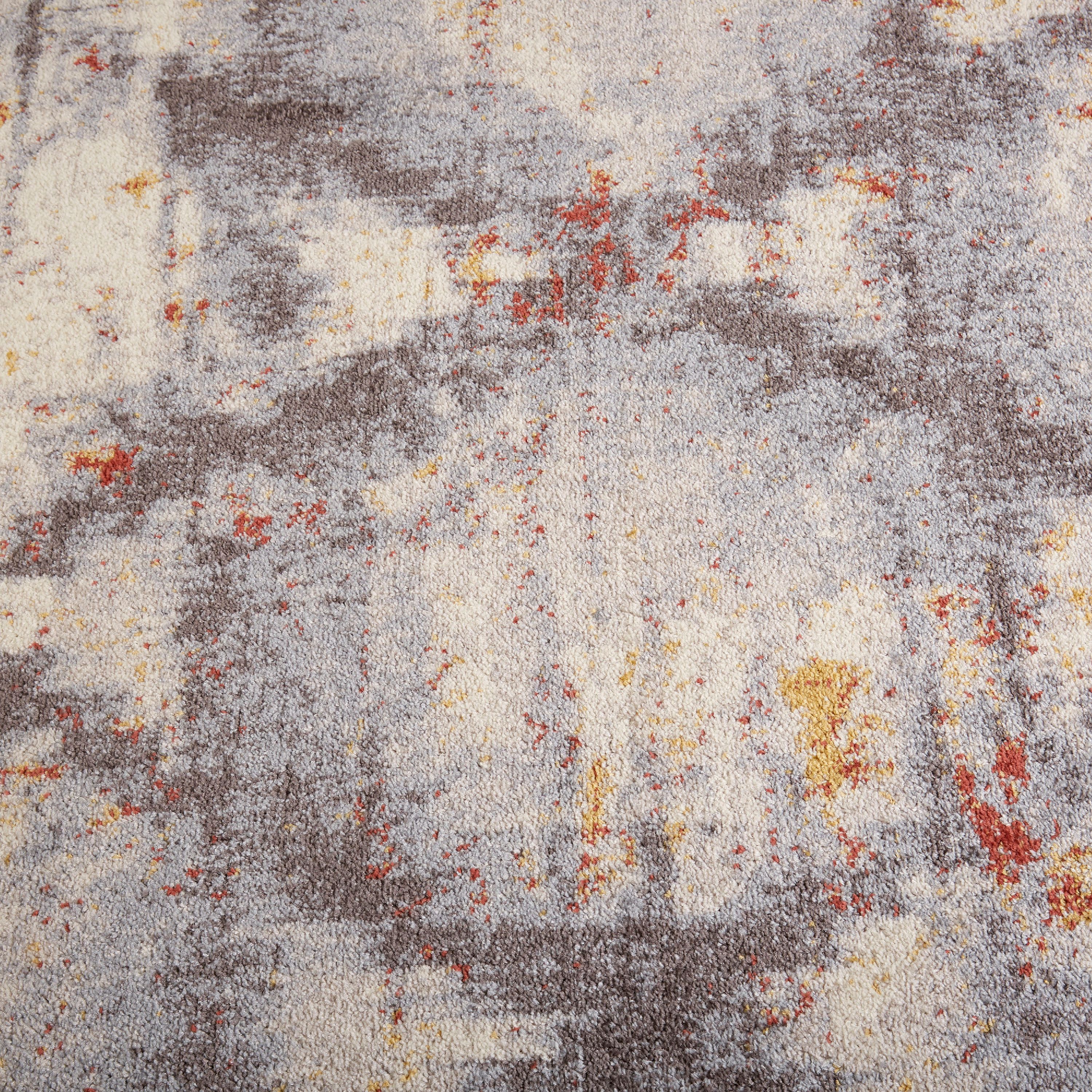 Home Dynamix Venice Cameo Contemporary Abstract Area Rug, Gray Terra, 5' 3" x 7' 3" Rectangle