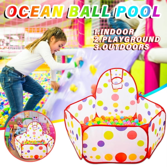 Children'S Pop Up Play Tent House Game Indoor Outdoor Camping Ball Pit Pool