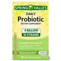 Spring Valley Daily Probiotic Delayed Release Capsules for Digestive Health, 4 Billion Live Cells, 30 Count