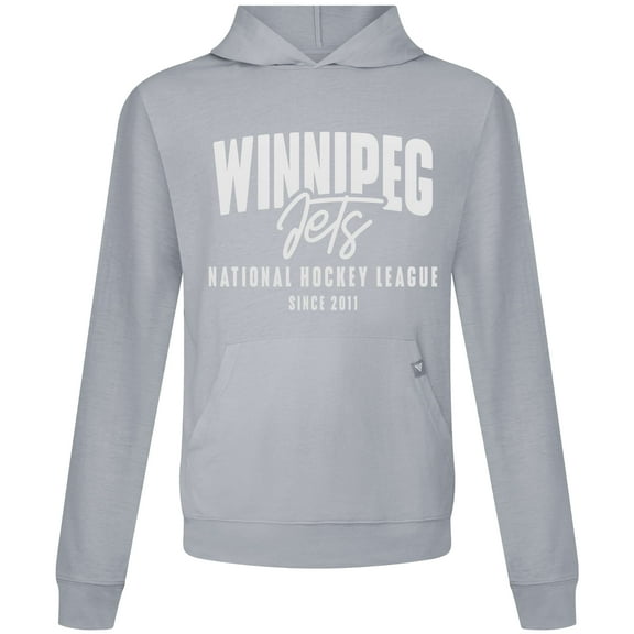 Men's Levelwear  Gray Winnipeg Jets Relay Response Pullover Hoodie