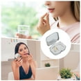 thumbnail image 4 of Unique Bargains 1 Pc Pill Case 2 Grid Rectangular Pill Box Beige, 4 of 6