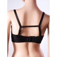 thumbnail image 2 of 6 Piece Bra Strap Clips Elastic Non-slip Strap Holder, Black, Beige, White, 2 of 6