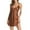 hwj# Coffee50, variant on Women'S Nightdress Stain Skill V-Neck Sleeveless Spaghetti Strap Dressing Gown Solid Color Short Sleepwear Night Dress Short Negligees Chemise,Khaki,L