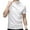 White, variant on iEFiEL Mens Slim Fit Solid Color T-shirt Tops Casual Short Sleeve Undershirt