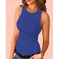 thumbnail image 3 of MOSHU Womens Tank Tops Summer Sleeveless Shirts Knit Ribbed Womens Tops, 3 of 8