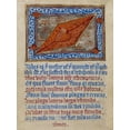 thumbnail image 2 of Illuminator, Unknown 12th Century English 15x18 Gold Ornate Wood Framed with Double Matting Museum Art Print Titled - Christs Side Wound, 2 of 4