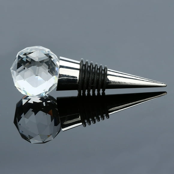 Agiferg Diamond Crystal Stainless Steel Champagne Stopper Sparkling Wine Bottle Plug Sea