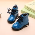 thumbnail image 2 of JFBUJC Bottes Imperméables en Cuir Pu pour Filles, 2 of 5