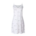 thumbnail image 2 of Summer Beach Sling Dress Casual Printed Vest Dress Soft Plus Size (Blanco 4XL) FLhrweasw Para estrenar, 2 of 4