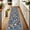 Blue/Grey, variant on Floral 5x7 Area Rug Machine Washable Soft Print Boho Carpet Non Slip Doormat Low Pile Flower Area Rugs for Living Room Bedroom Nursery Kitchen Dining Room Indoor-Ivory/Yellow