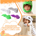 thumbnail image 2 of Spinosaurus Plush Dino, Dinosaur Skeleton Headpiece, 3D Spinosaurus Funny Dinosaur Skeleton Plush with Spine Extension for Parties 35.4 Inches Grey, 2 of 12