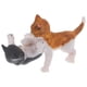 thumbnail image 1 of Linda figura de gato jugando, micropaisaje, mini estatua de gato, encantadora figura de gatito decorativa, 1 of 8