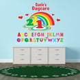 thumbnail image 3 of Personalized Name Day Care Wall Decal Rainbow in Love Learning the ABCs Custom Name Bedroom Wall Decal for boys and girls Rainbow Themed Kids Room Décor - Size: 10 In x 8 In, 3 of 5