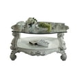 thumbnail image 4 of ACME Versailles Coffee Table, Bone White & Clear Glass, 4 of 4