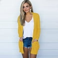 thumbnail image 4 of Cardigan For Women Plus Size With Pockets Cardigan Fall Open Front Cardigan With Pockets Lightweight Cardigan Sweater, 4 of 9