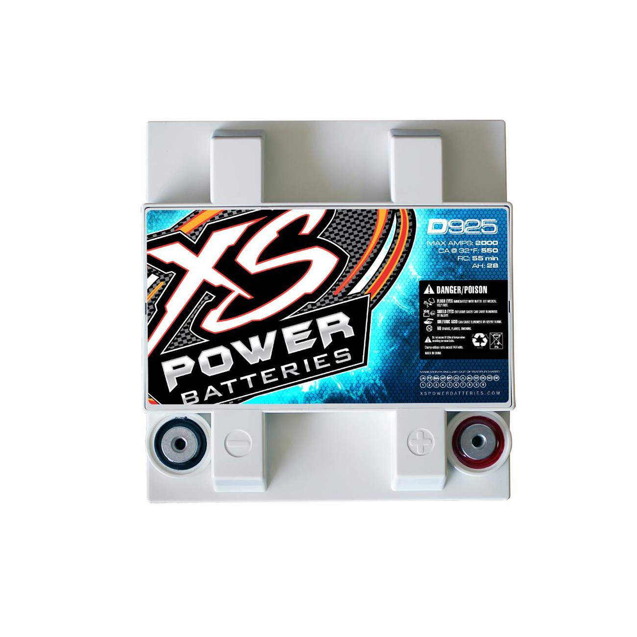 XS Power Battery D925 XS Power AGM Battery 12 Volt 641A CA - image 3 of 5