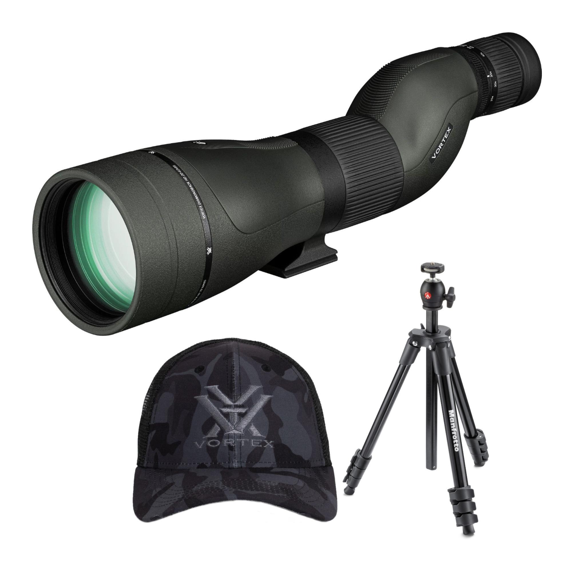 Vortex Diamondback 2060x85 Spotting Scope and Manfrotto Tripod