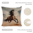thumbnail image 4 of horse runninglinen toss pillowcase decoration pillowcase gifting preferred 20x20inch cushion cover sofa pillowcase sofa bedroom living room car, 4 of 8