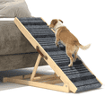 thumbnail image 5 of TIMHAKA Dog Ramp for Bed w/ 7 Adjustable Heights, Folding Pet Ramp for Small, Large & Cats w/ Non-Slip Surface & Strip, Height from 10.2" to 26.8"(Supports up to 150lbs), 5 of 9
