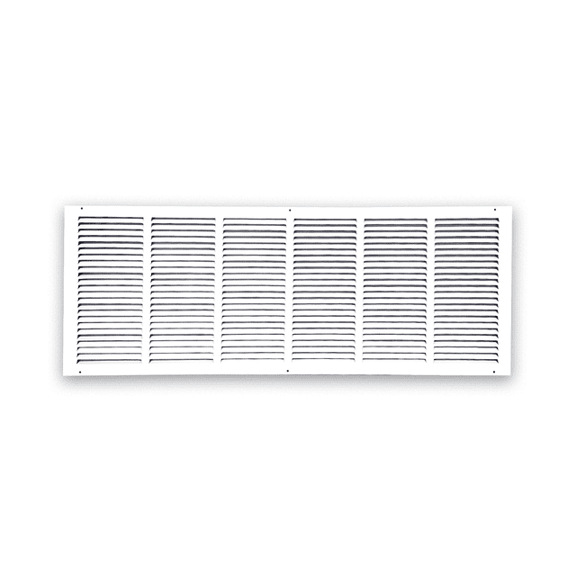 Prima Decorative Hardware 1 RA Air Return Grille 36 x 12, White Steel Return Vent Cover for Sidewall and Ceiling, Fits Standard Duct Openings, Outer Size 37-3/4 x 13-3/4 inch