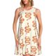 thumbnail image 1 of Easygdp Hand Drawn Snake para Vestido Transpirable de Mujer, Vestido Suelto de Manga Corta con Pliegues y Bolsillos para el Verano, 1 of 7