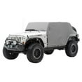 thumbnail image 1 of Convient 2007-2018 Jeep Wrangler JK Smittybilt Housse de Cabine 1069 Couvre-Cabeau et Zone de Chargement; avec Rabats de Porte; Sans Poches Miroir; Résistant à l'Eau; Denim Gris; Polypropylène Filé; Non Verrouillable, 1 of 3