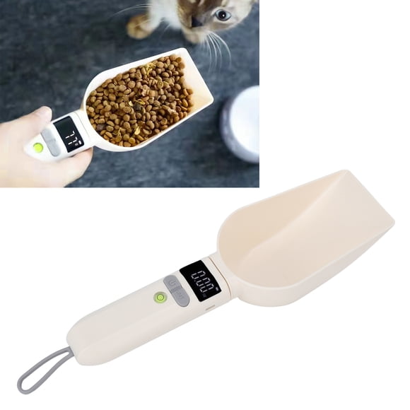 Spptty Pet Supplies,Pet Weighing Spoon Food Grade High Accuracy Detachable Digital Spoon Scale For Pet Food,Pet Digital Spoon