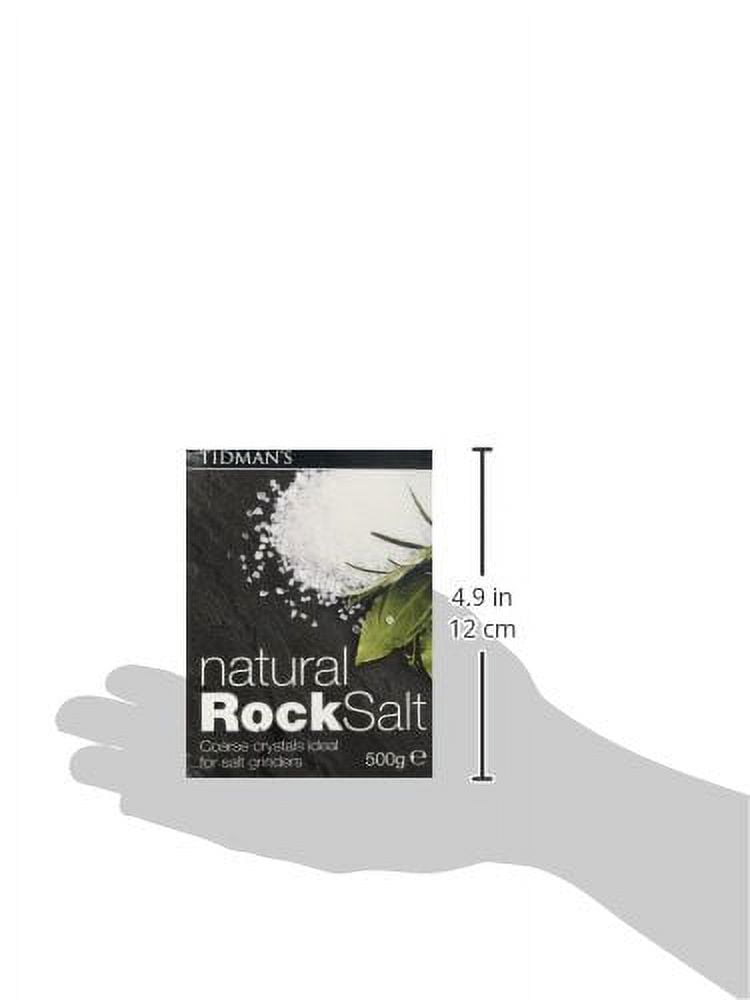 Tidmans Natural Rock Salt 500G, Imported from Britain