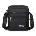 thumbnail image 6 of JoveMarine Unisex Waterproof Messenger Bag with Six-Layer Zipper Business Style Shoulder Bag for Men and Women Upgraded Multi-Compartment Crossbody Bag for Office and Travel Black, 6 of 9