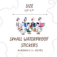 thumbnail image 4 of 102PC Silly Goose Characters Stickers Cute Funny Cartoon Animal Quirky Meme Duck Party Decorations Waterproof Vinyl Decals for Water Bottle Laptop Cup Guitar Luggage Scrapbook Bulk Gifts for Adults, 4 of 5