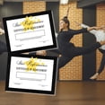 thumbnail image 5 of Star Performance Award Certificate of Achievement 30pk 8.5x11 Dance Participation Best Top Excellence Outstanding to Frame for Kids Team Lessons Entertainer, 5 of 5
