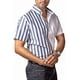 thumbnail image 3 of Camisa Hombre Casual Rayas Grises - Blanca Lisa Moon & Rain, 3 of 7