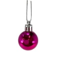 thumbnail image 3 of Pinnacle Peak Trading 1 Inch Fuchsia Mini Christmas Ball Ornament 24 Piece Set, 3 of 7
