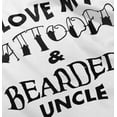 thumbnail image 5 of Love My Tattooed And Bearded Uncle Toddler Boy Girl T Shirt Infant Toddler Brisco Brands 6M, 5 of 6