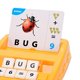 thumbnail image 5 of Juego de letras y números para niños, rompecabezas interactivo con palabras y números Amarillo, 5 of 6