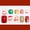Short Square —Xmas#06, variant on Vamony Press on Nails, Short Square False Nails Tips Kit with Adhesive Tabs, Mani Sticks and Files, 60 Count Xmas05 French Fake Nails Set Gift for Girls Women
