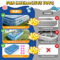 thumbnail image 4 of WonderStone Inflatable Swimming Pool, 113'' x 63'' x 20'' Large 3-Layer Thickened PVC Blow Up Pool with 8 Ocean Balls, Durable Family Pool for Adults & Kids, Backyard Garden Summer Water Fun, 4 of 9
