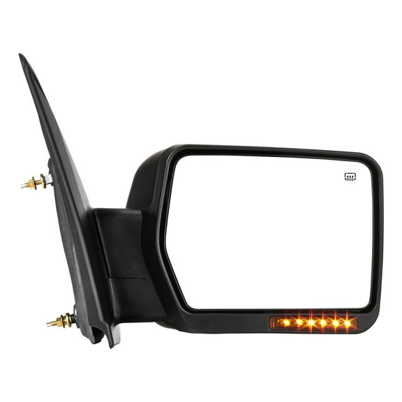 Ledkingdomus Passenger Side For 2007-2014 Ford F150 Power Heated Defrost LED Signal Tow Mirrors