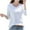 White, variant on fatyb Long Sleeve Shirts for Women Round Neck Comfy Bottom Tops Casual Solid Color Womens Blouses M-4XL
