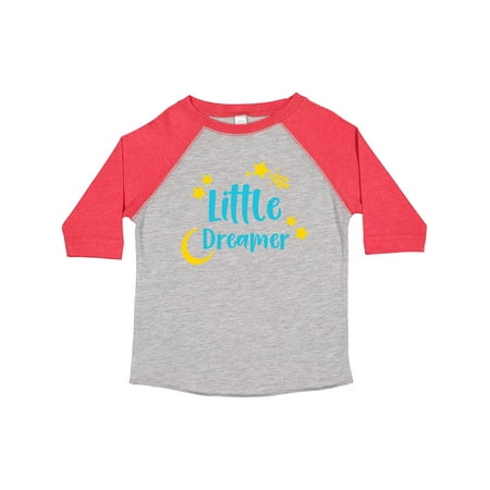 

Inktastic Little Dreamer Moon Shooting Star Falling Star Gift Toddler Boy or Toddler Girl T-Shirt