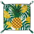 thumbnail image 2 of Jewelry Dish Trinket Tray Home Decor Wedding Gift for Her Small Ring Holder Pineapple Hawaii Palm Leaves Pattern Flag, 16x16cm, 2 of 6