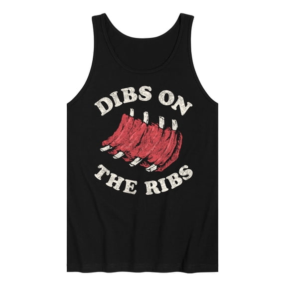 Instant Message - Dibs On The Ribs - Men's Jersey Tank Top