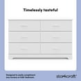 thumbnail image 4 of Commode Double à 6 Tiroirs Brookside de Storkcraft, 4 of 13