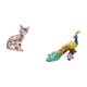 thumbnail image 5 of Majestuosa Escultura De Arte De Pavo Real Felino. Elegante Figura De Animal Decorativa Para Chimenea Y Jardín. Decoración Para El Hogar Y El Patio., 5 of 8