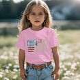 thumbnail image 3 of Hiijoy Girls Fourth of July T-Shirt Short Sleeve Crew Neck T Shirt for Kids, Sizes 8-9, 3 of 5
