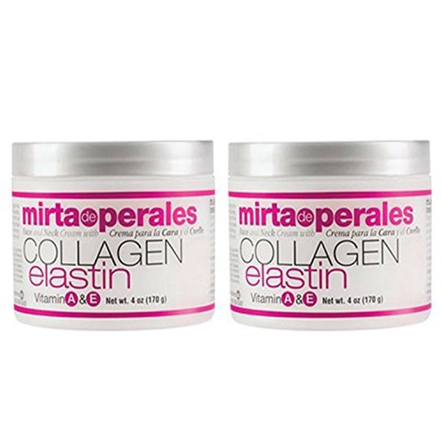 Mirta De Perales Crema Colágeno Elastina 4 Oz. PAQUETE DE 2